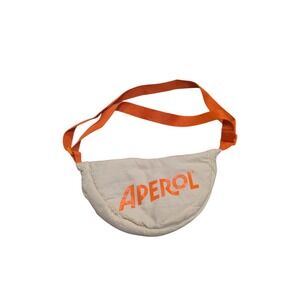 Aperol Spritz Over the Shoulder Fanny Pack 13x7" Orange Cream